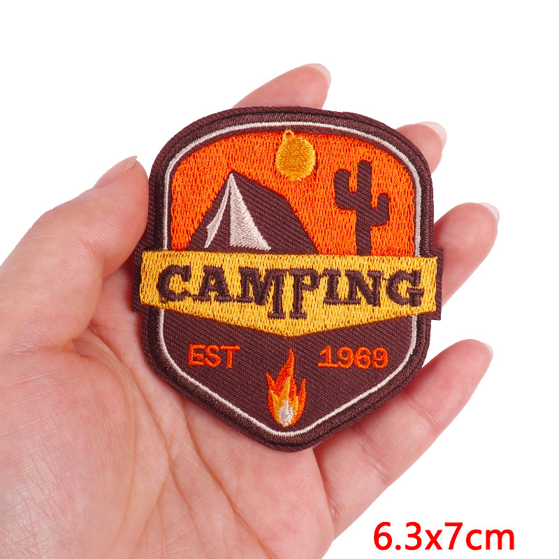 بقع لاصقة حرارية مطرزة لحقيبة  - مراجعة Outdoor Adventure Outfit وسعره