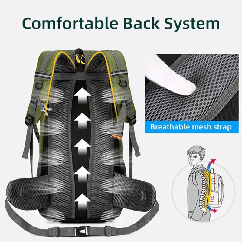 حقيبة ظهر كبيرة الحجم بسعة 50  - مراجعة Outdoor Adventure Backpack وسعره